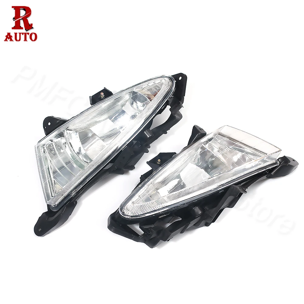 R-AUTO Fog Light Car External Lamp Daytime Running DRL For Hyundai Elantra 2007-2011 Clear Front Lights Bulbs | Автомобили и