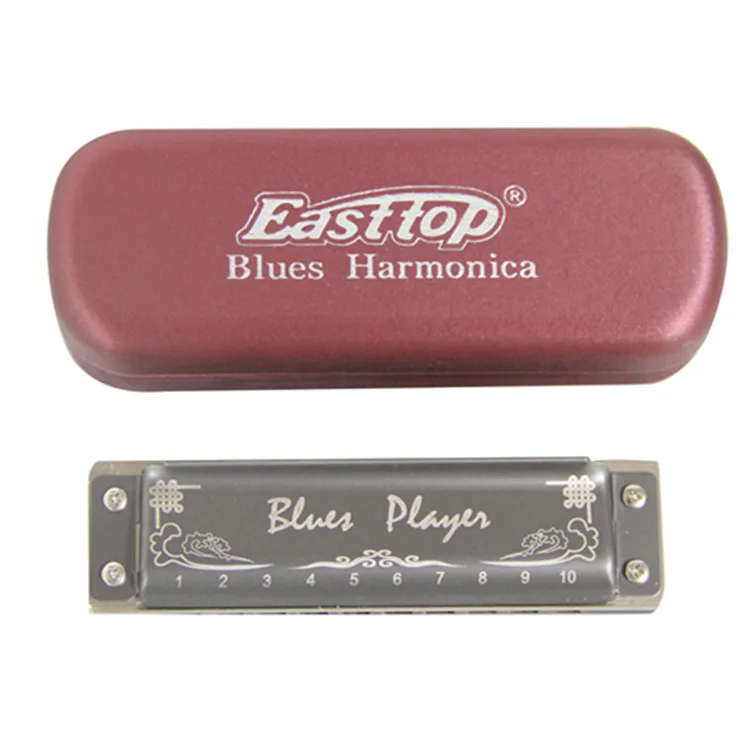 EASTTOP blues рот organ PR020AL Ключ C два винта с одной стороны большой открытый на спине диатонический