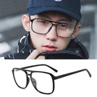 Очки мужские и женские, квадратные очки с линзами