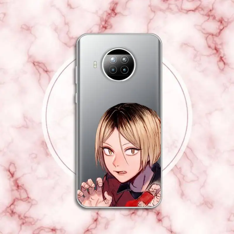 

Kenma Kozume Of Haikyuu Phone Case Transparent for Xiaomi Redmi note 10 t 8 9 pro lite 11