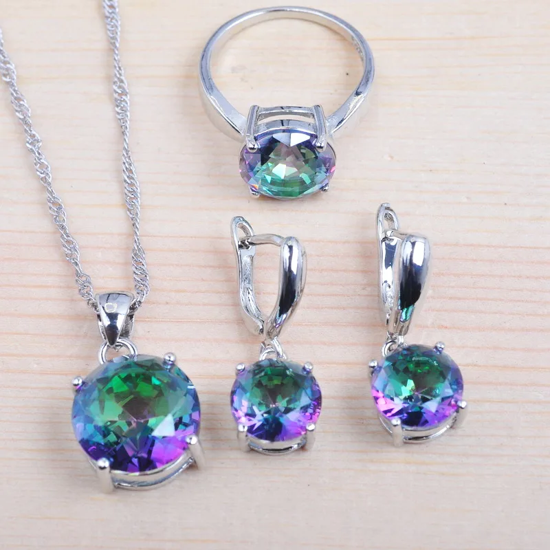 Свадебный комплект ювелирных изделий с украшением в виде кристаллов Свадебные