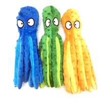 octopus doll toy soft stuffed plush squeaky dog chew squeakers toy sounder sounding paper bite resistant squeak animal toys