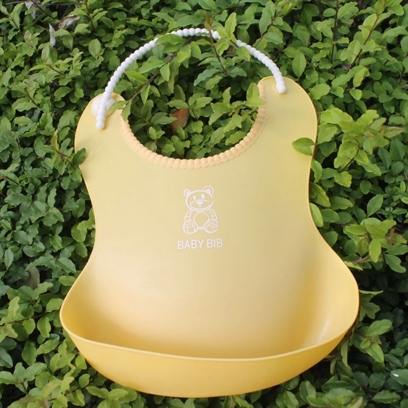 

2020 Baby Infant Toddler Waterproof Silicone Bib Infants Feeding Lunch Roll-up Apron