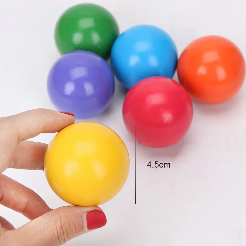 Деревянные радужные блоки деревянные игрушки для укладки строительные