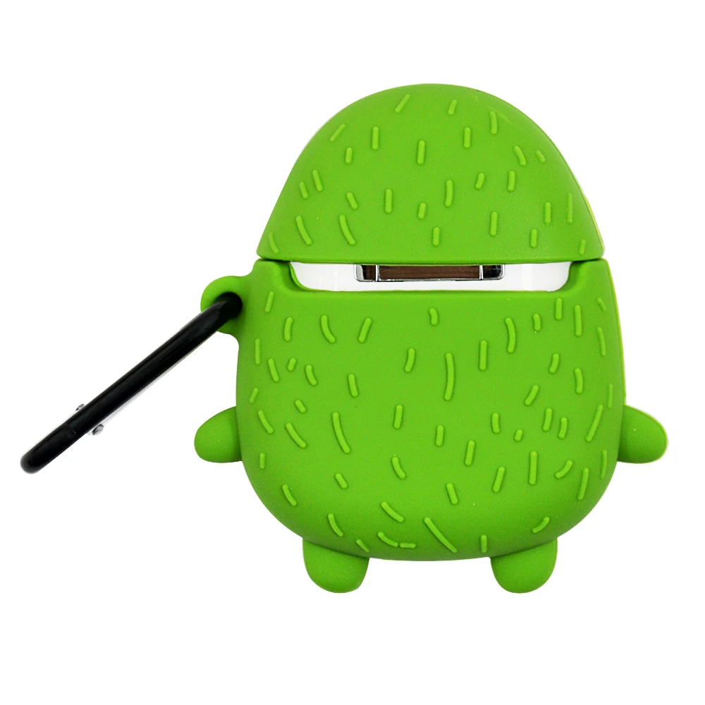 Для AirPods чехол милый 3D мультфильм авокадо наушники для Apple Ipad Air стручки 2
