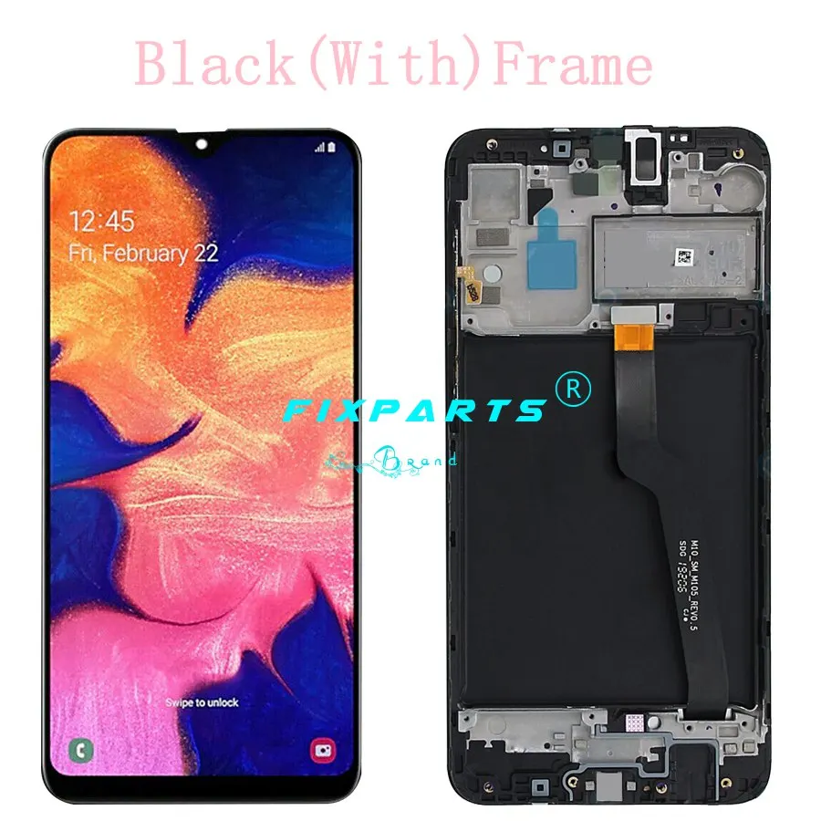 6,22 ''lcd для SAMSUNG Galaxy A10 дисплей кодирующий преобразователь сенсорного экрана в сборе SM-A105 A105F A105G lcd для SAMSUNG A10