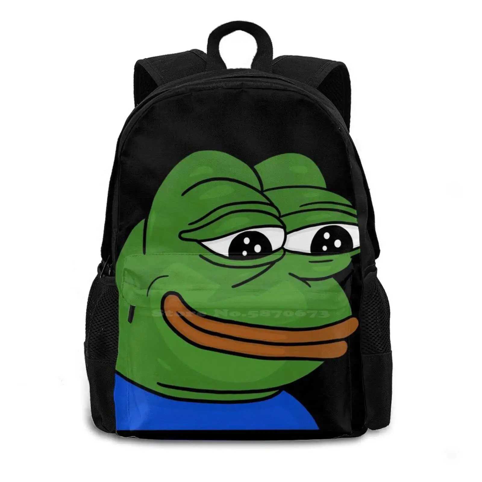 Рюкзак Feelsokayman для студентов школьная дорожная сумка ноутбука Monka Feelsgoodman Twitch Emote