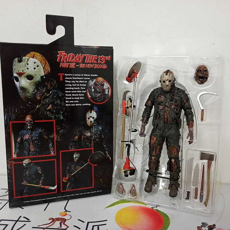 

NECA Jason Voorhees Action Figure Part VII Blood Jason Voorhees Halloween Toy Christmas Halloween Gift