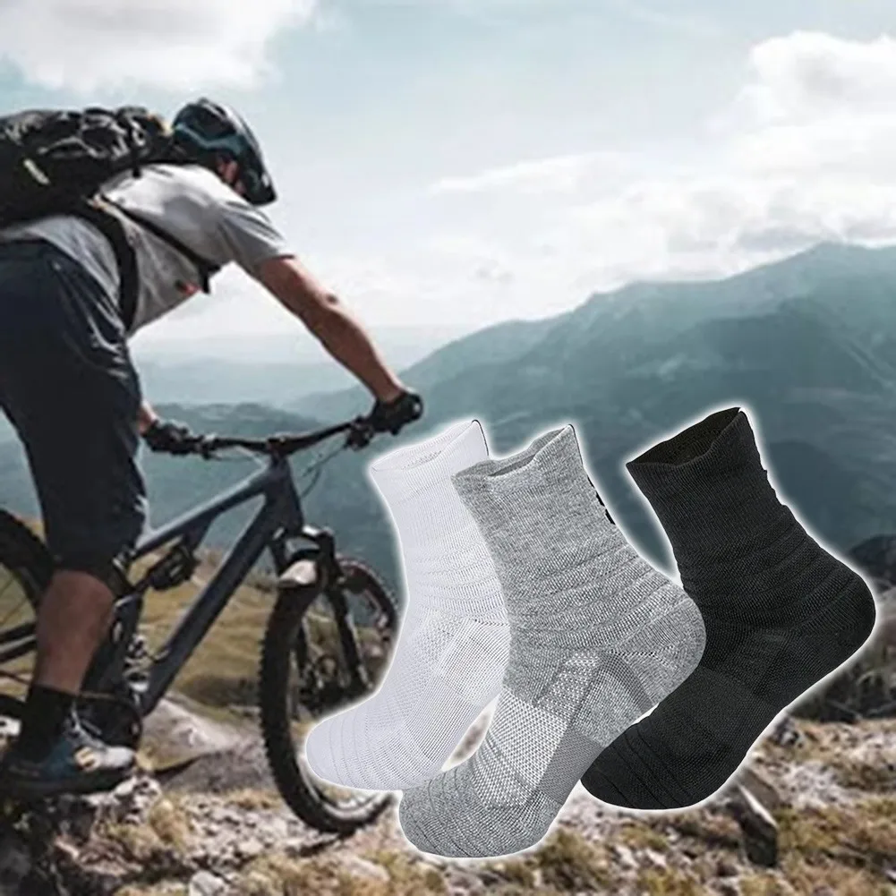 

Running Training Socks Sports Socks Thickened Three-color Towel Bottom