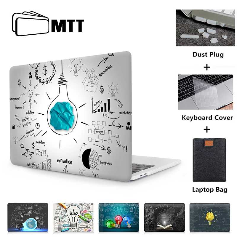 MTT чехол для Macbook Air Pro retina 11 12 13 15 16 дюймов с сенсорной панелью светильник для macbook Pro 13 A12141 чехол для ноутбука