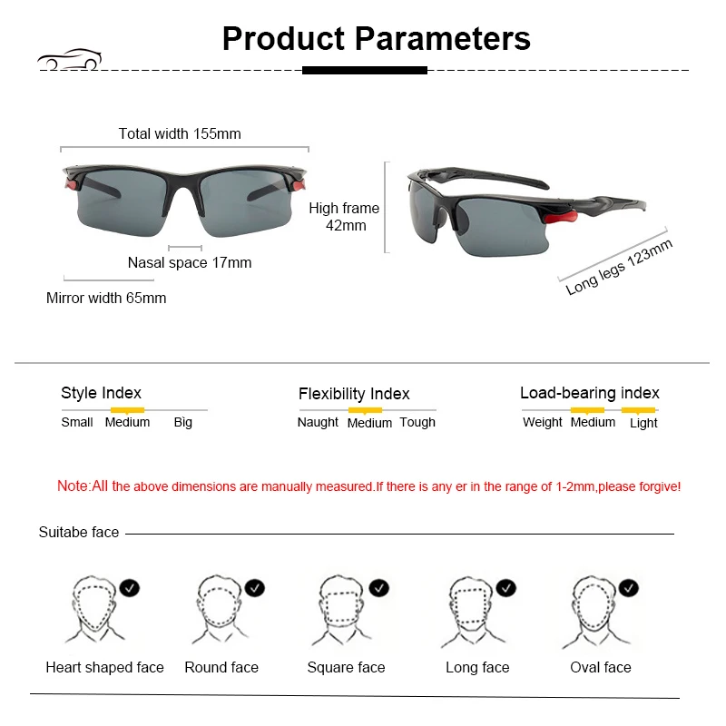 Автомобильные очки ночного видения солнцезащитные для вождения с УФ-защитой Lada