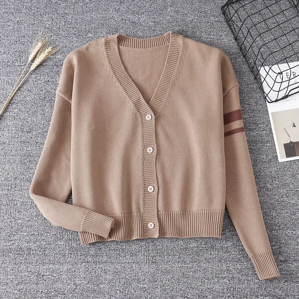 Новинка 2020 Корейская школьная форма Jk вязаный кардиган в студенческом стиле