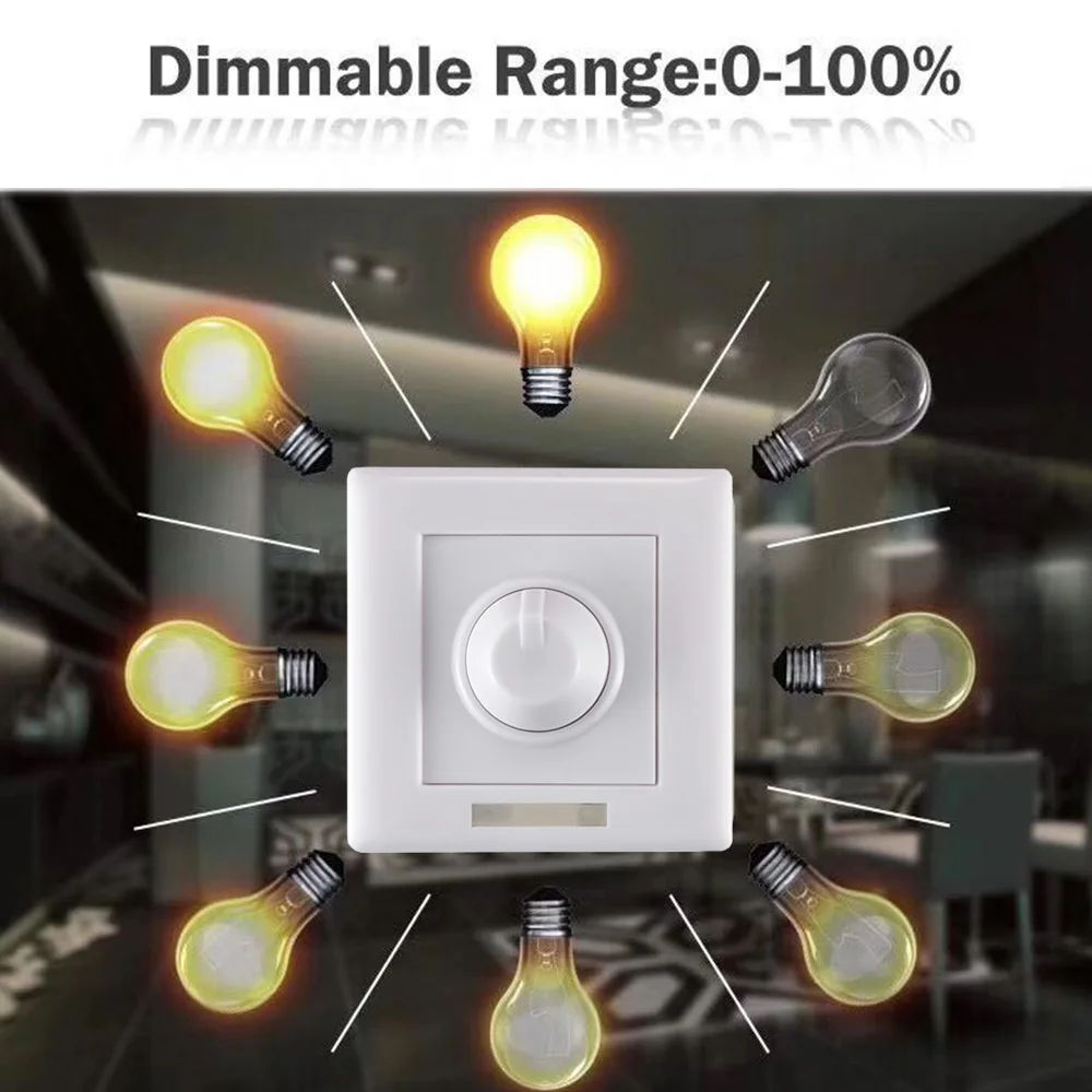 Светодиодный диммер 800 Вт 10 В Диммируемый Светильник лампа с регулируемой