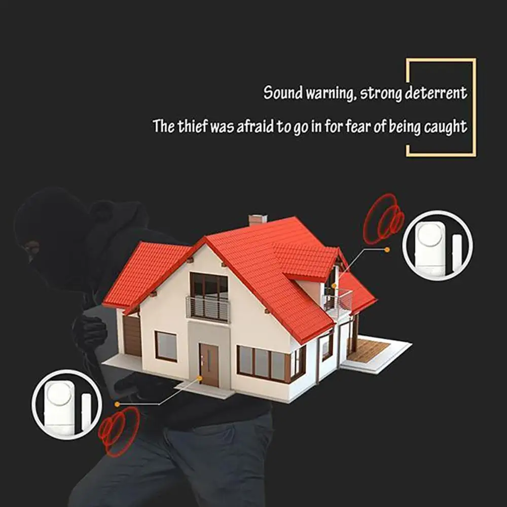 Мини охранная сигнализация кричащая безопасность домашняя электронная