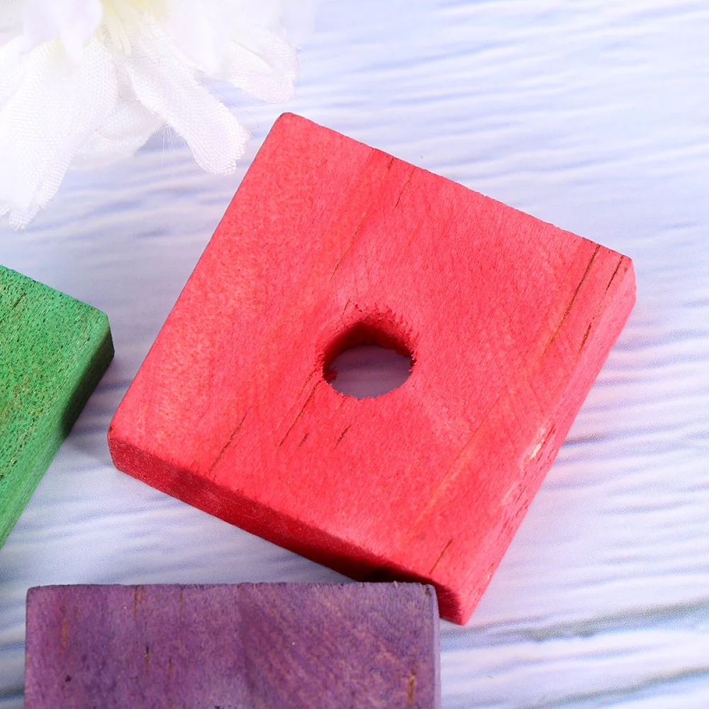 50 Pieces Educational Parrot Wood Clip Funny Bird DIY Playing Bite (Mixed Color) | Дом и сад