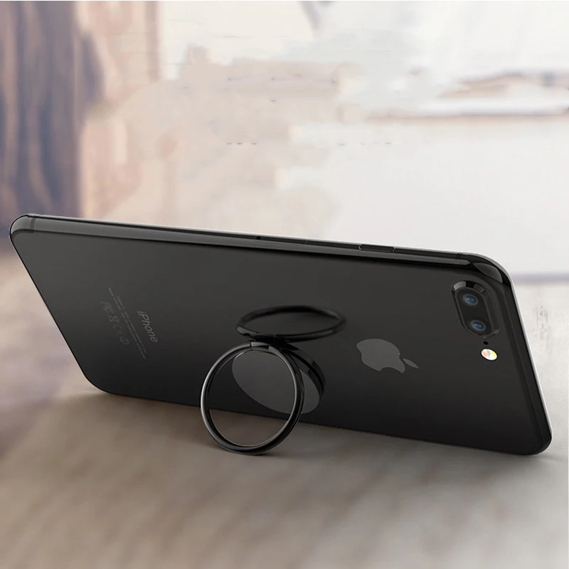 High Quality Metallic 360° Rotatable Finger Ring  Phone Socket Phone Holder Worktable For Magnetic Phone Stand