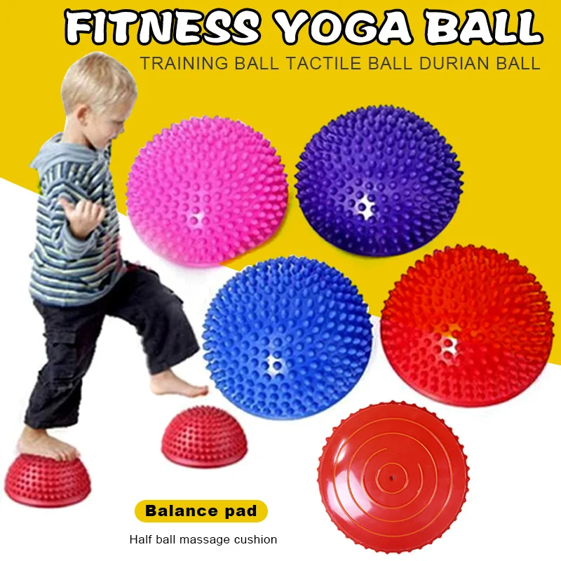 

Мяч для йоги, из ПВХ, в виде полусферы, инструктор по упражнениям, Балансирующий, для тренажерного зала, пилатеса, спорта, фитнеса, sy998