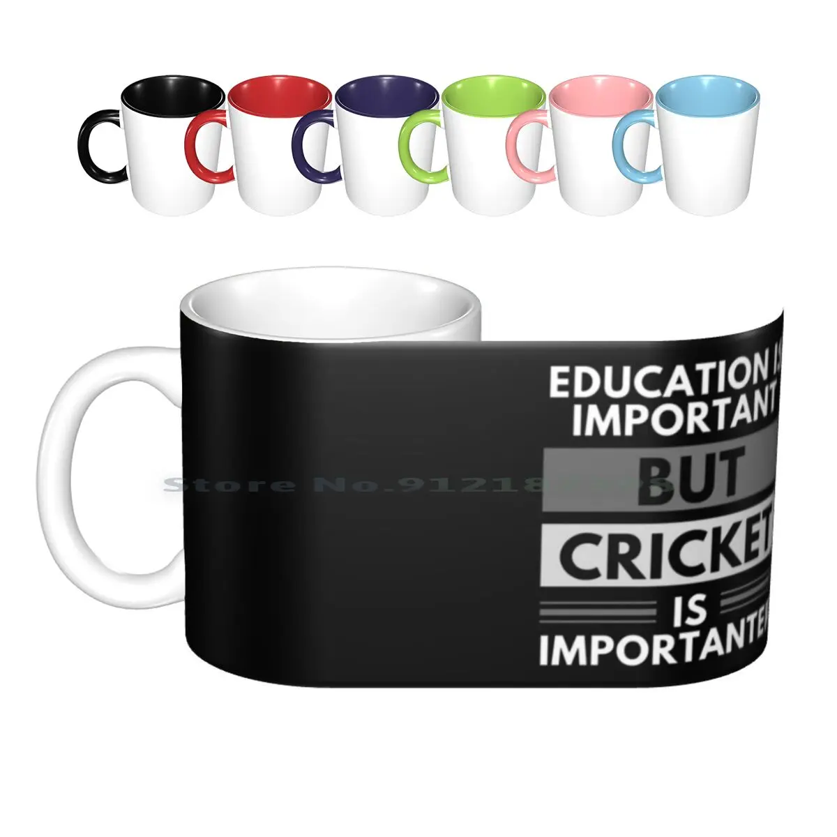 

Is Important But Cricket Is Importanter Ceramic Mugs Coffee Cups Milk Tea Mug Is Important But Cricket Is Importanter Is