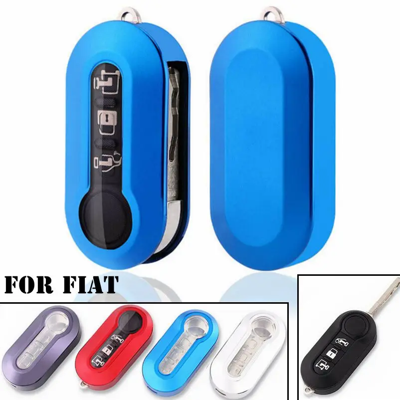 Чехол для автомобильного ключа из ТПУ с 3 кнопками 1 шт. чехол Fiat 500 Panda Punto Lancia Musa