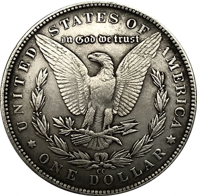Хобо Никель 1878-CC сша Морган долларовая Монета КОПИЯ Тип 135