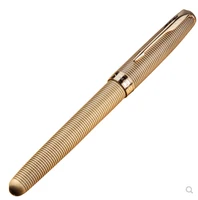 jinhao fountain pen new luxury bronze ink pens high quality metal golden clip pens office gift