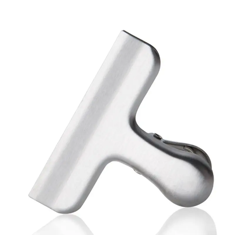 

Snacks Sealed Food Clips Stainless Steel Coffee Beans Sealed Food Storage Bags Travel Kitchen Gadgets