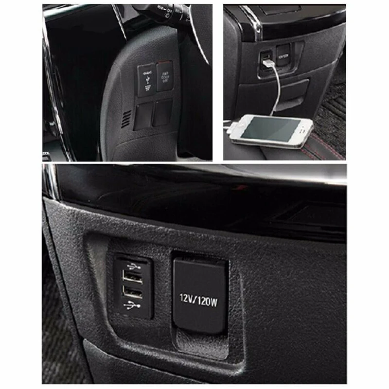 Автомобильный USB Зарядное устройство для Toyota 4runner/Prado 120 аксессуар зарядки