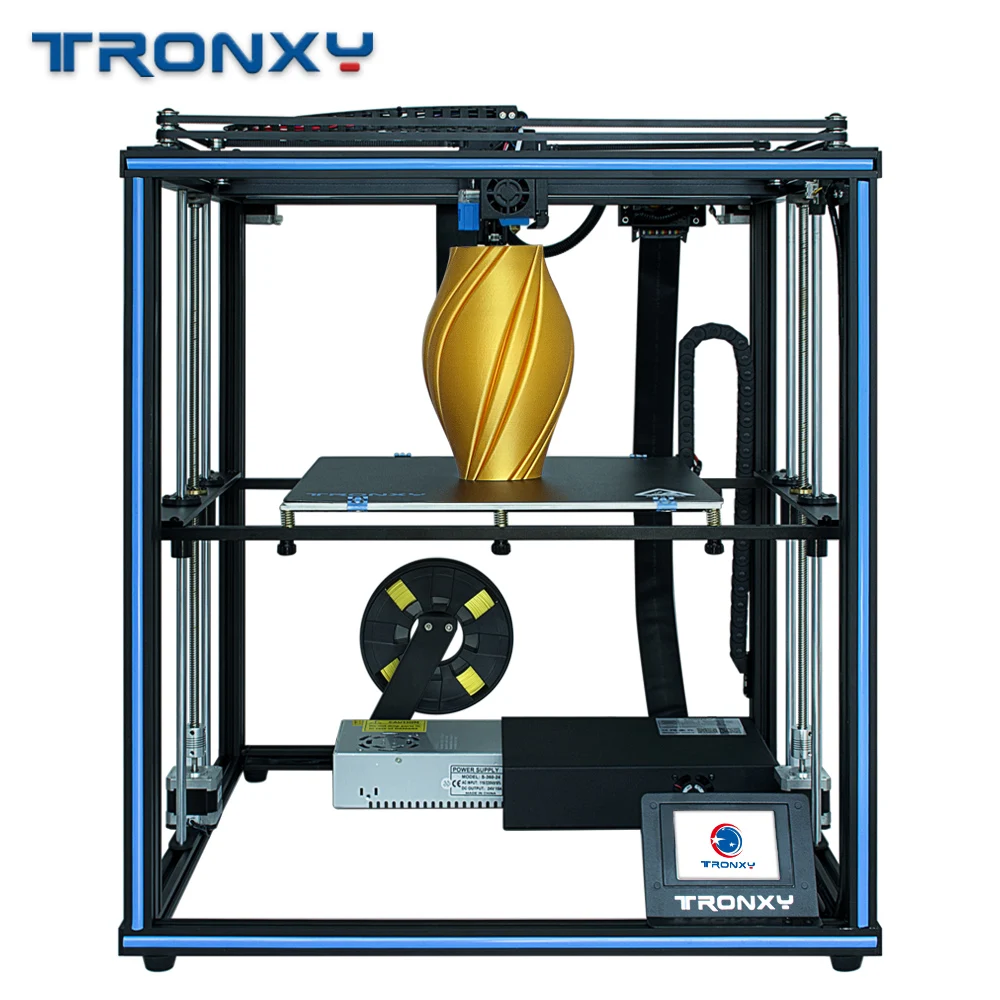 Online Tronxy DIY X5SA PRO 3D Drucker Verbesserte Führungsschiene Titan Extruder 3D Drucker Kit Lebenslauf Stromausfall Impresoras 3d Druck