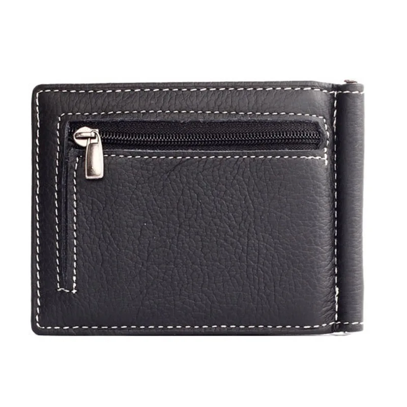Модный мужской кошелек из натуральной кожи держатель для монет и кредитных карт