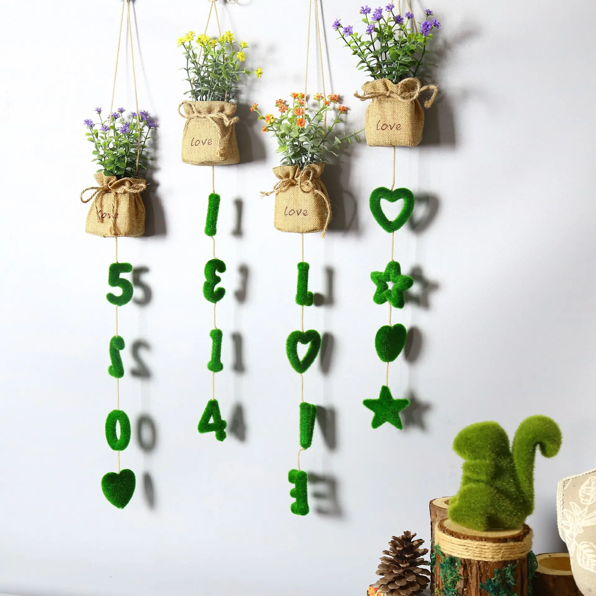 

Artificial Plants Flowers Teen Room Decoration Home Garden Wall Ornaments Aesthetic Room Home Decor for Living Room Accessories