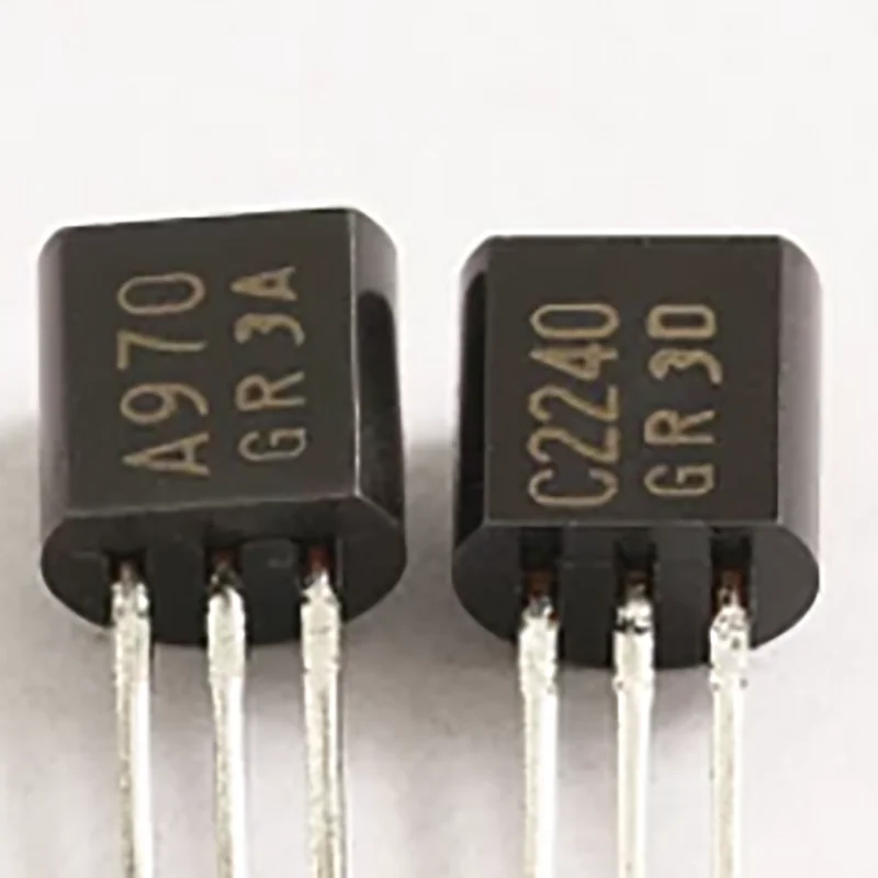 Новинка 200 шт. 2SA970 2SC2240 (100 * A970 + 100 C2240) биполярные транзисторы-BJT NPN Gen Pur SS новые
