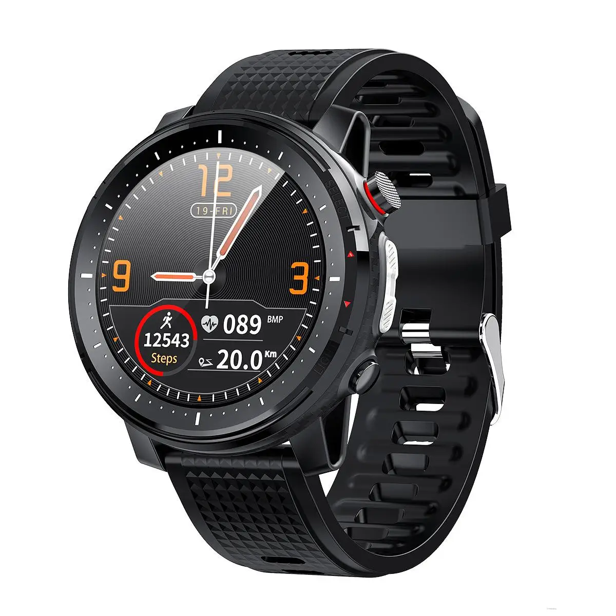 

L15 Smartwatch Waterproof Outdoor 1.3inch HD TFT Round Screen Bluetooth 5.0
