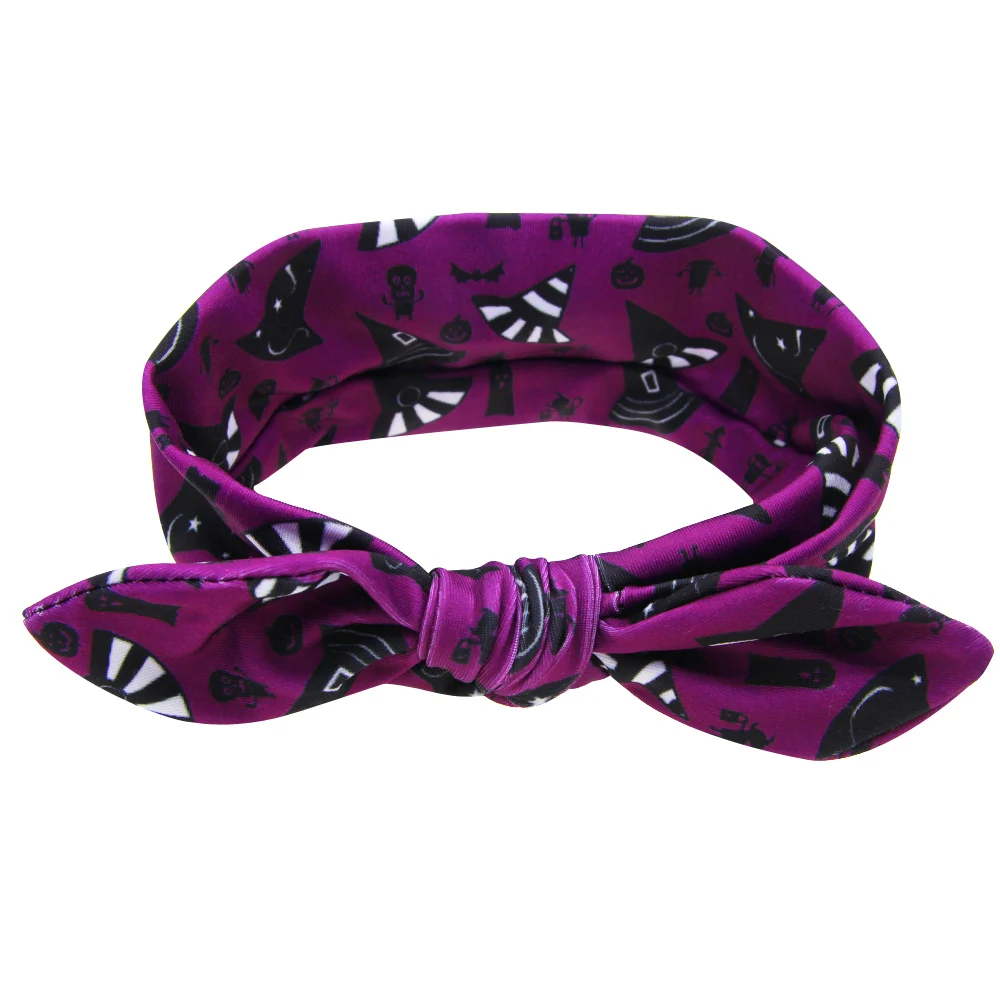 Милая хлопковая цветная Детская повязка на голову с узлом и бантом повязки