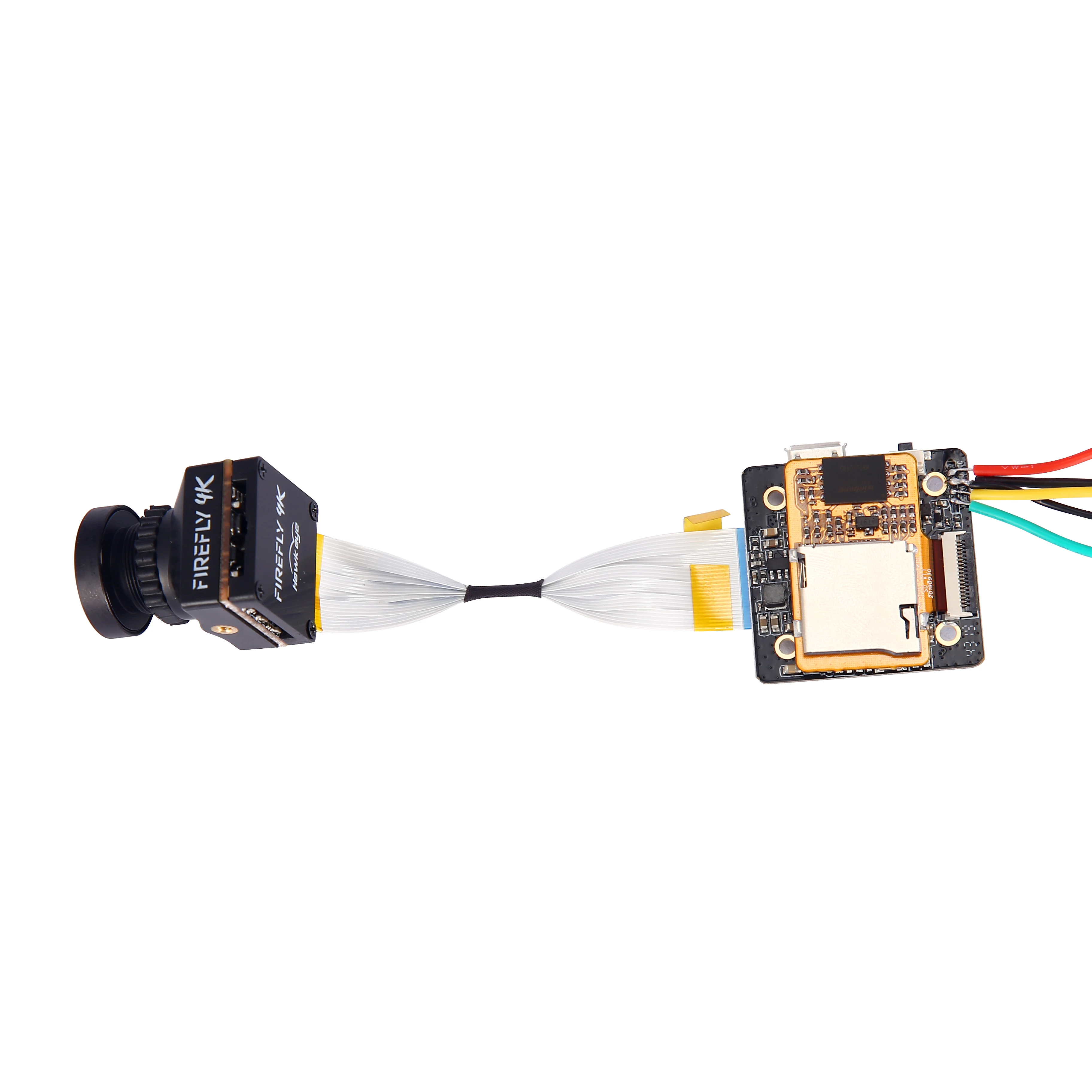 Hawkeye Светлячок Сплит 4K 160 градусов HD Запись DVR Мини FPV камера WDR одноплатная