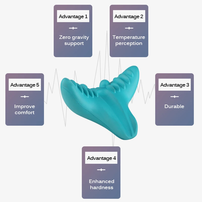 Новая Подлинная Подушка C Rest для массажа шеи и плеч коррекция боли облегчение
