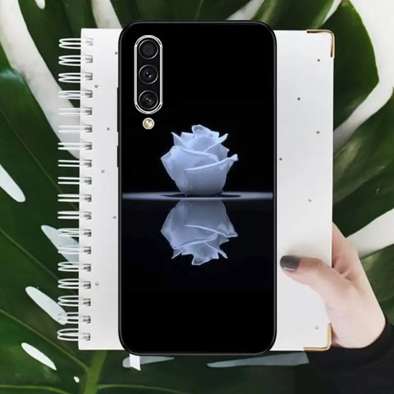 

White Rose Phone Case For Samsung Galaxy M10 20 30 A 40 50 70 71 6S A2 A6 A9 2018 J7 CORE PLUS STAR S10 5G C8