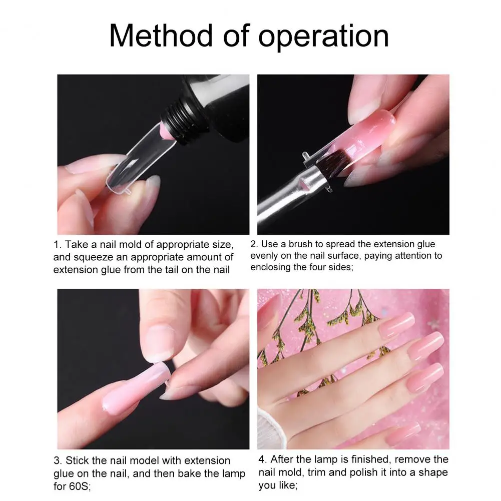 15ml Extension Glue Eyelash Strong False Eye Lash Painless Long Lasting Safe Fast Building Nail Gel forParty | Красота и здоровье