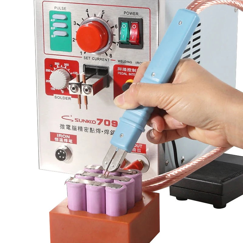 Ручка для точечной сварки ручной литиевый аккумулятор металлическая сварочная