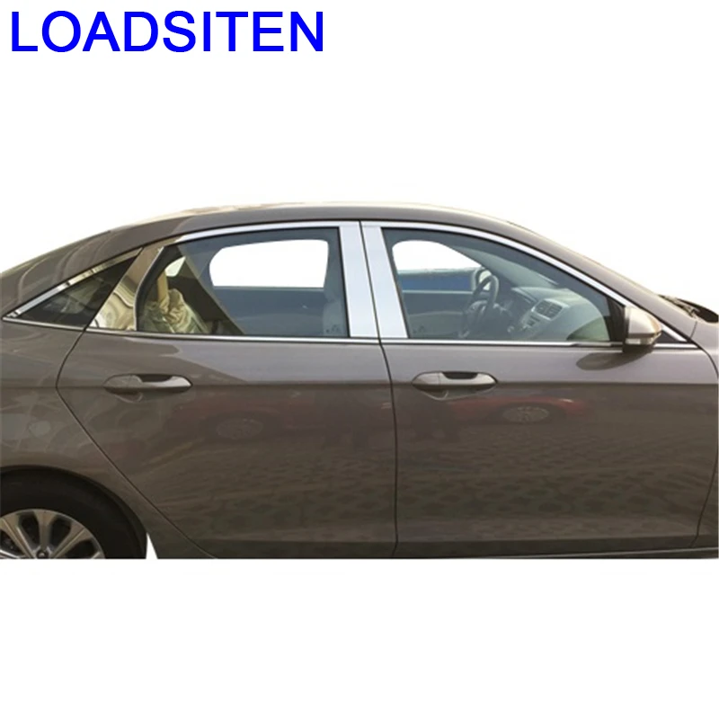 Авто Декоративные автомобильные хромовые оконные створки внешняя наклейка