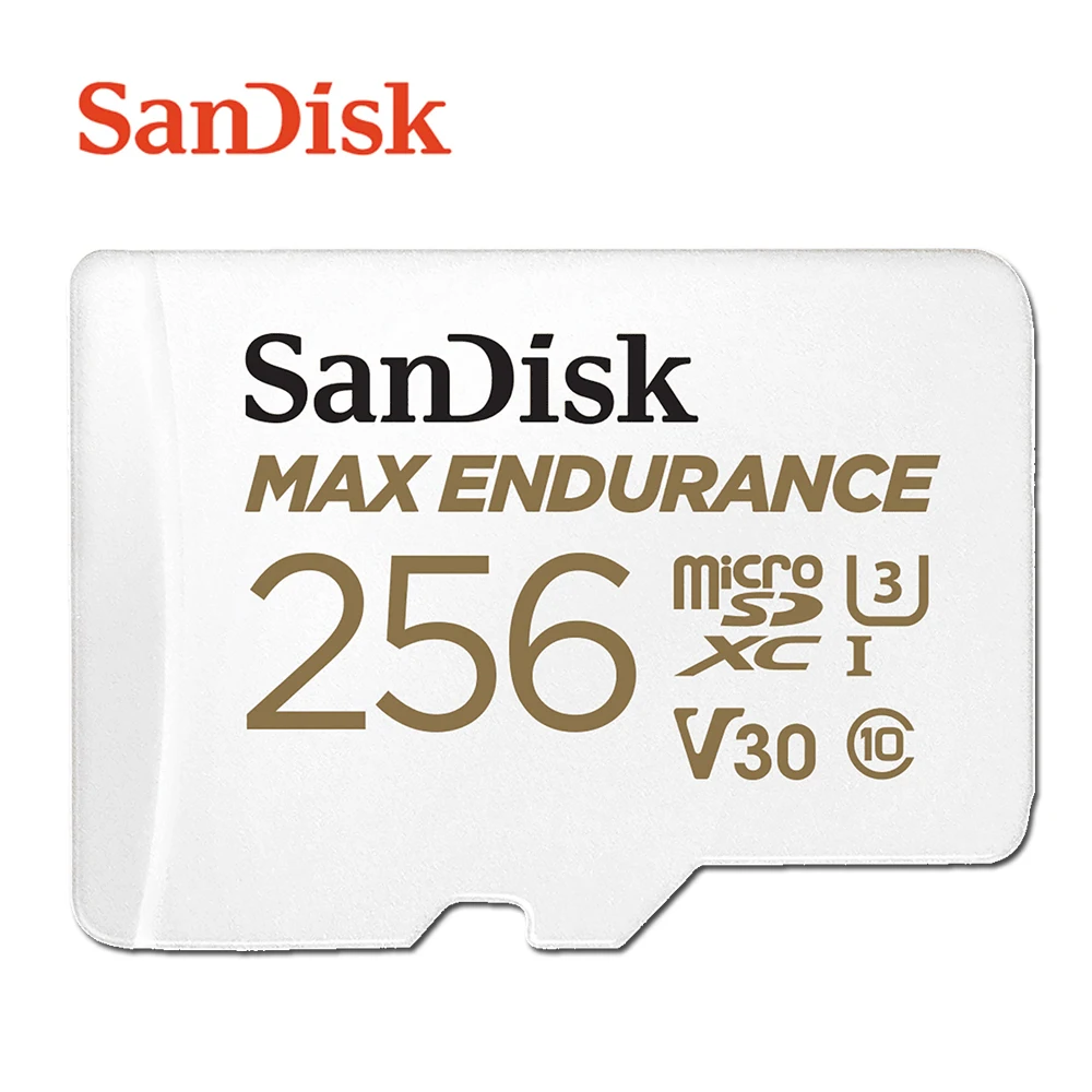 SanDisk מקסימום סיבולת מיקרו SD כרטיס 32GB 64GB 128GB 256GB גבוהה-מהירות קריאה וכתיבה וידאו מעקב U3 V30 4K עבור מל 