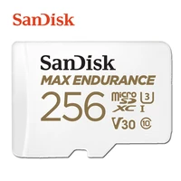 sandisk max endurance micro sd card 32gb 64gb 128gb 256gb high endurance video monitoring memory card c10 u3 v30 4k for drones
