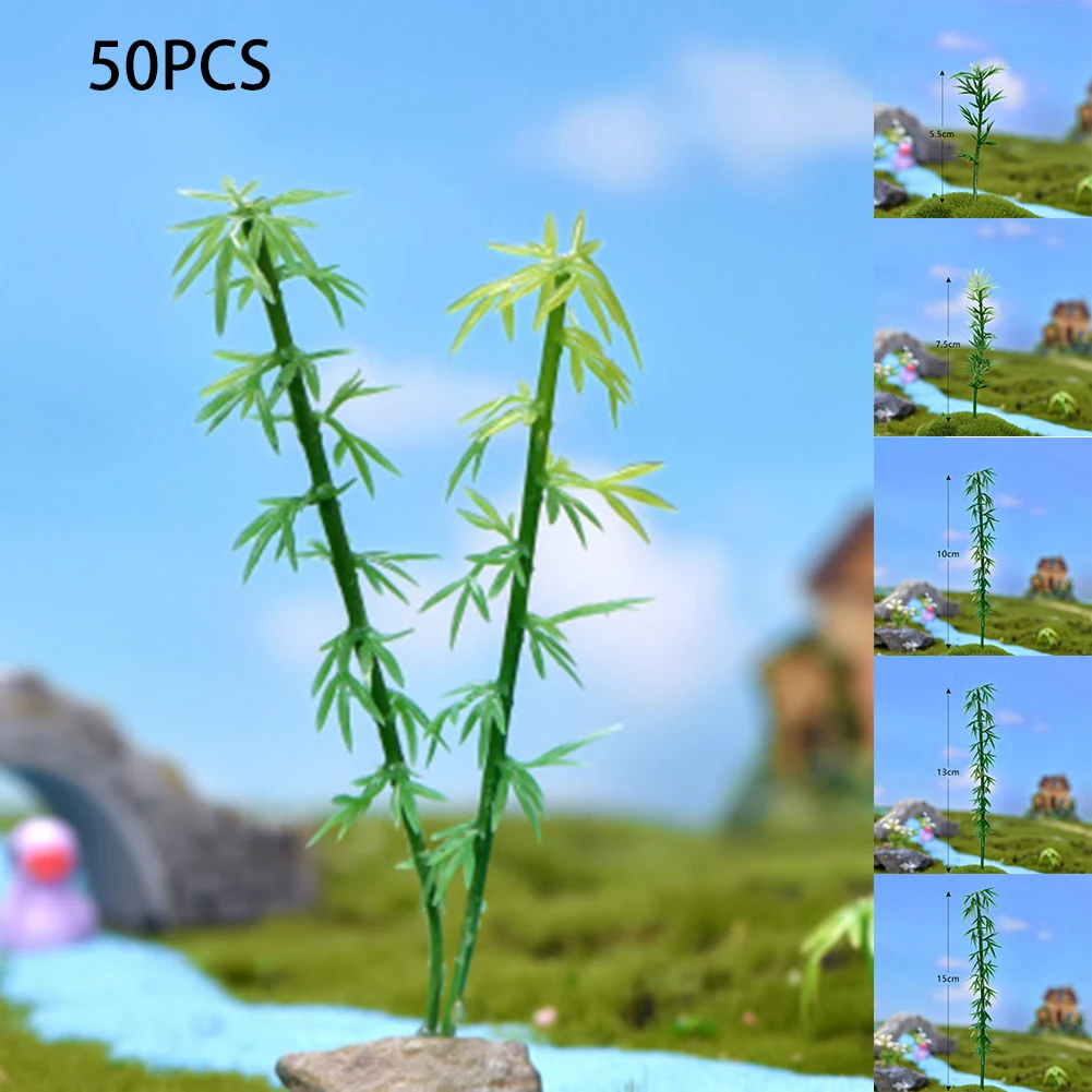 50 шт. моделирование дерева Бамбуковая панда микроблейд украшение 5 см 7 10 13 15