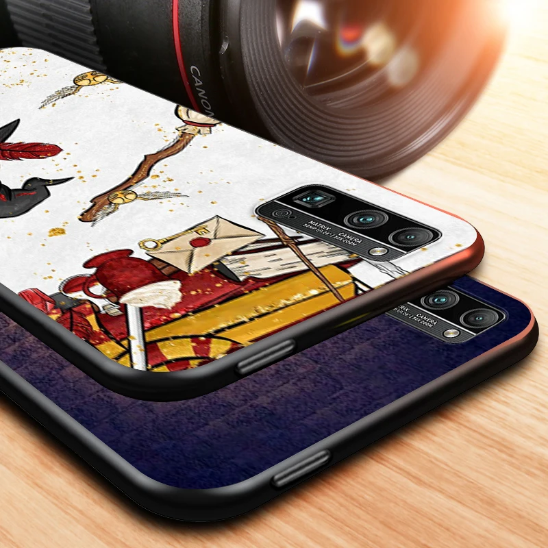 

Magic Always Together for Honor V30 30 30S 30i View 20 20S 20i 20E V20 Lite Pro Plus Black Phone Case