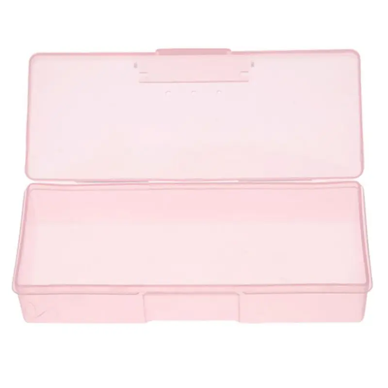 19x7 5x3 8 см пластиковые прозрачные принадлежности для ногтей коробка хранения