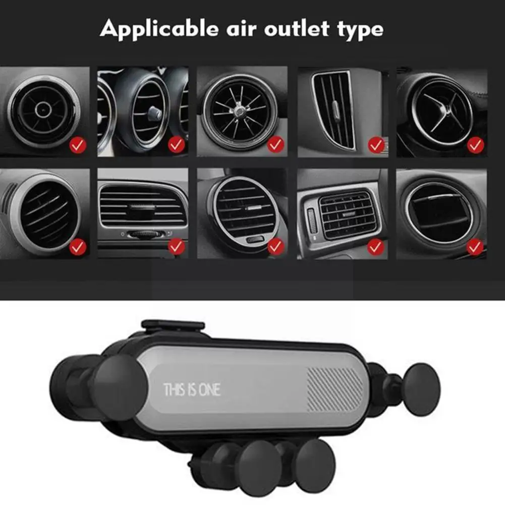 

Гравитационный Автомобильный держатель для телефона, универсальный держатель для мобильного телефона, подставка для сотового смартфона, п...