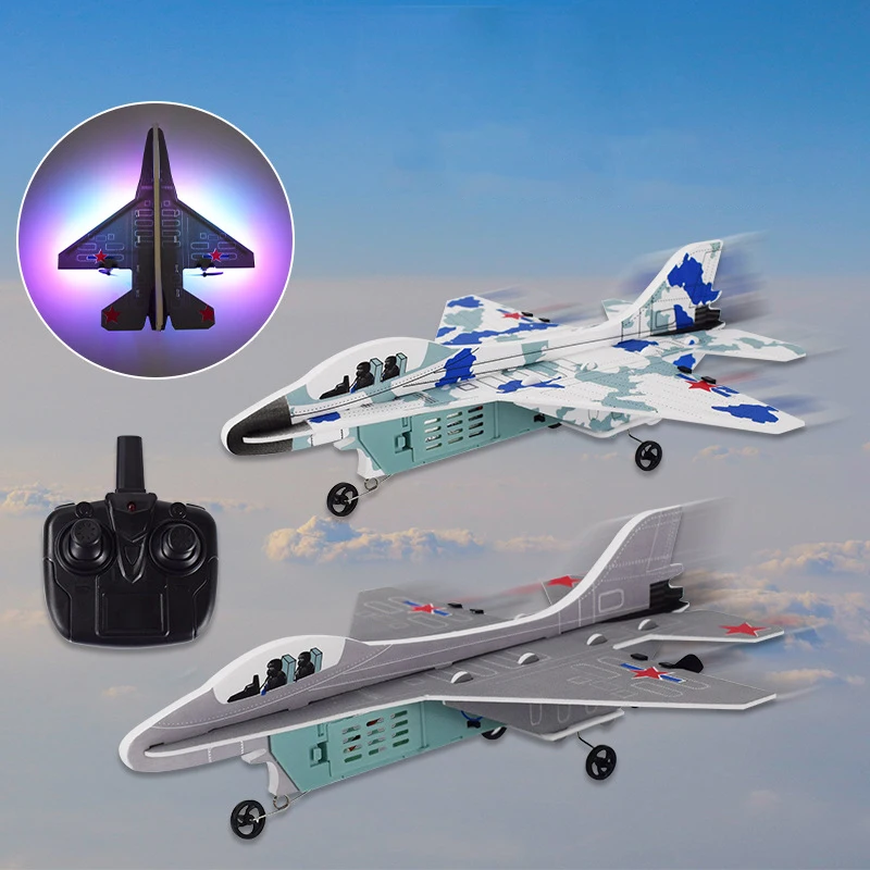 Детский радиоуправляемый самолет с светодиодный ционным управлением боевой F16