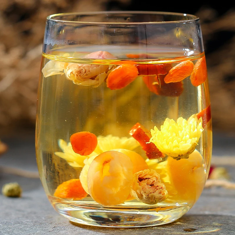 Longan Волчья ягода красный чай питание розы для здоровья с пятью сокровищами