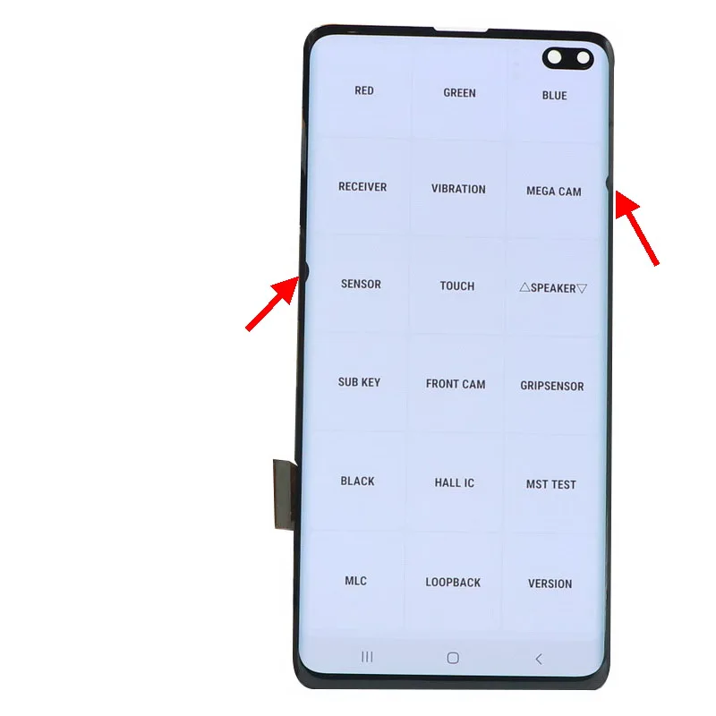 

Original S10Plus LCD Display For SAMSUNG Galaxy S10 PLUS S10+ G975F G9750 SM-G975FN Display Touch Screen Digitizer With defects