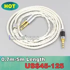 16 Core OCC посеребренный кабель для наушников высотой 7 мм шаг для Hifiman изображением Арьи Klipsch HP-3 наследие 3,5 мм контактный разъем для наушников LN007045