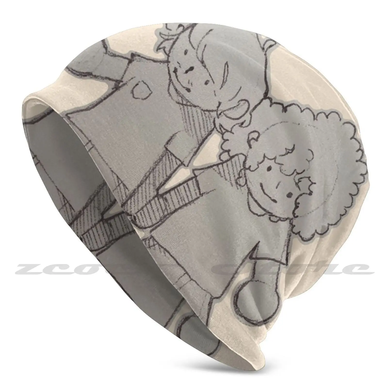 

Meek And Kane! Knit Hat Elastic Soft Personalized Pattern Present Cap Lovers